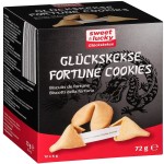 1 Faltschachtel für 12 Glückskekse mit einem asiatischen Drachen-Motiv
