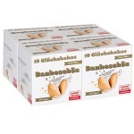 4 Faltschachteln für jeweils 8 Glückskekse mit einem Dankeschön-Motiv